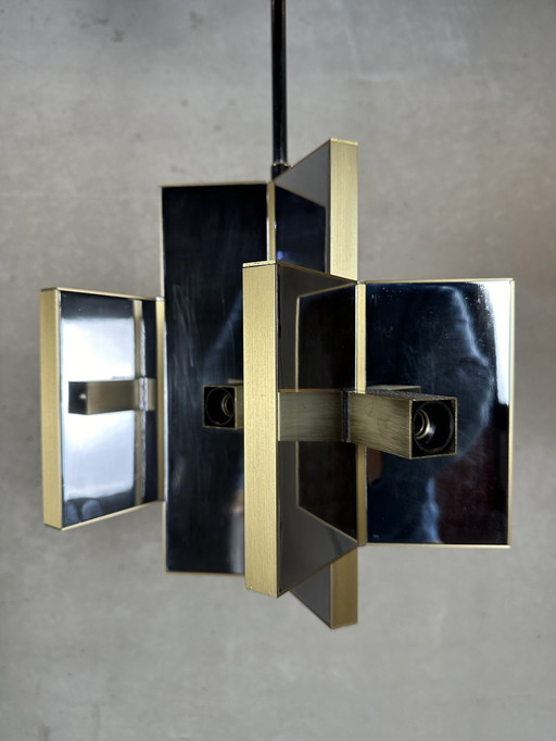 Vintage 'Metric' Design Chandelier - Sciolari