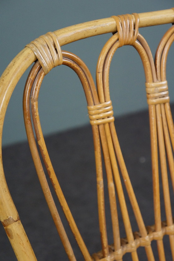 Image 1 of Very rare Dutch Design Style rattan armchair, 1960