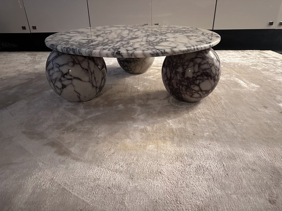 Image 1 of Coffee Table- Coffeetable Calacatta Viola Marble