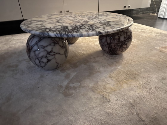 Image 1 of Coffee Table- Coffeetable Calacatta Viola Marble