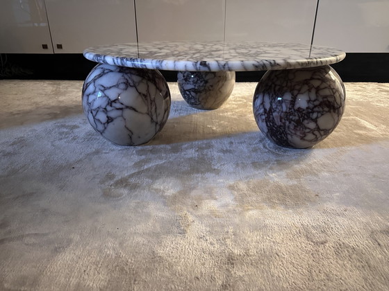 Image 1 of Coffee Table- Coffeetable Calacatta Viola Marble