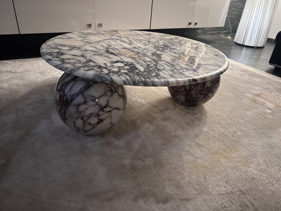 Image 1 of Coffee Table- Coffeetable Calacatta Viola Marble