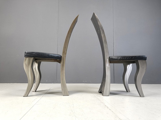 Image 1 of Set Of 10 Dining Chairs By Hans Kopla, 1990S