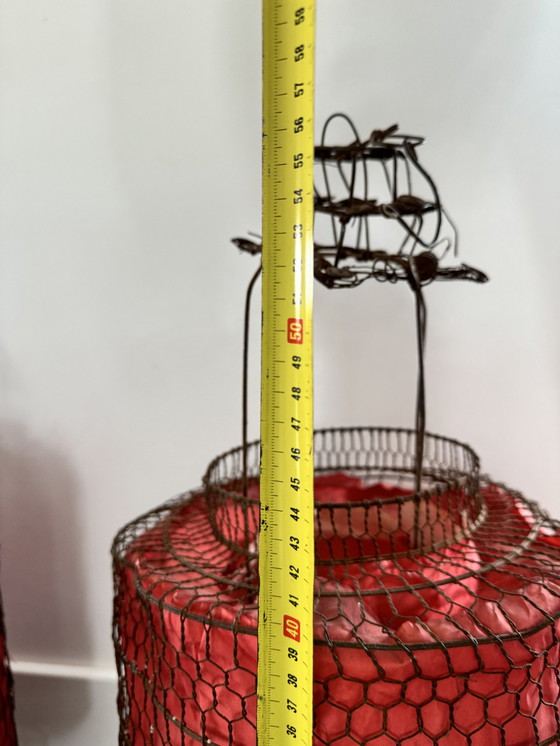 Image 1 of 2X, Cinese autentico - Lanterne rosse - 