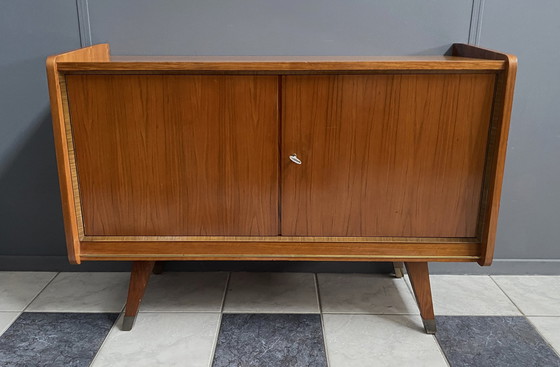 Image 1 of Wood Sideboard 2 doors 1960s