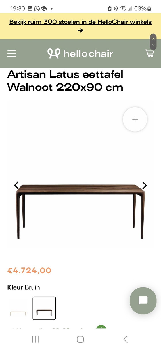 Image 1 of Artisan Latus Dining Table