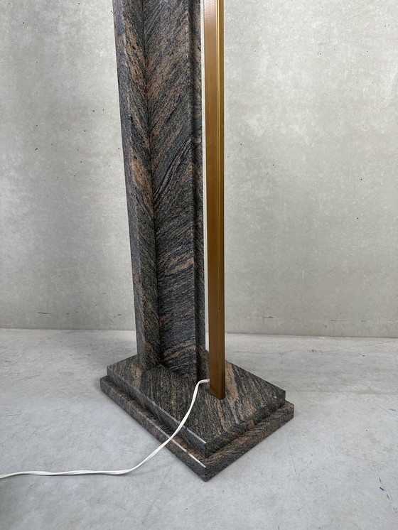 Image 1 of Lampada da terra in granito vintage