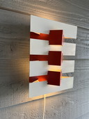 Vintage Geometric Wall Lamp by JJM Hoogervorst for Anvia Almelo