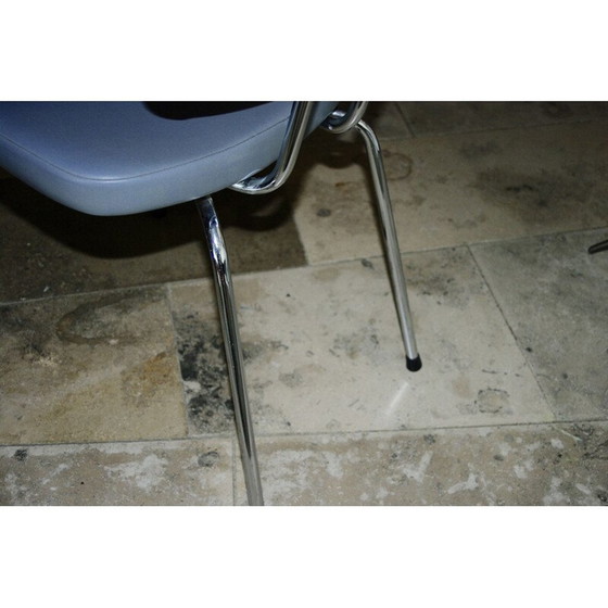 Image 1 of Vintage ski and chrome chair 1950s