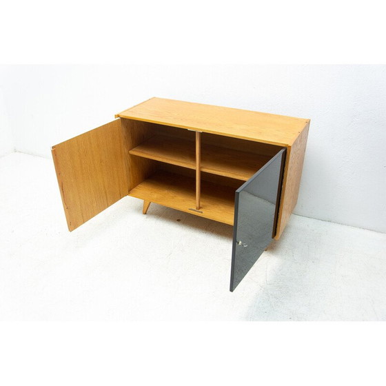Image 1 of Vintage U-450 lowboard in beech by Jiří Jiroutek for Interiér Praha, Czechoslovakia 1960