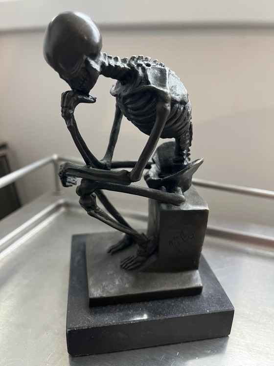 Image 1 of The Thinker figurine