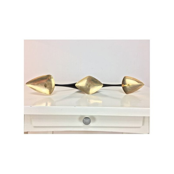 Image 1 of Vintage brass candlestick by Klaus Ullrich for Faber and Schumacher, 1950