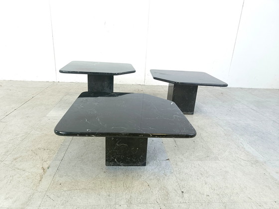 Image 1 of Vintage marble nesting tables or side tables