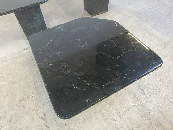 Image 1 of Vintage marble nesting tables or side tables