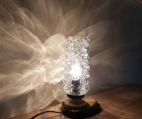 Image 1 of Bubble glass table lamp in the style of Helena Tynell