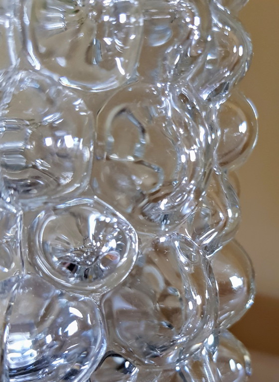 Image 1 of Bubble glass table lamp in the style of Helena Tynell