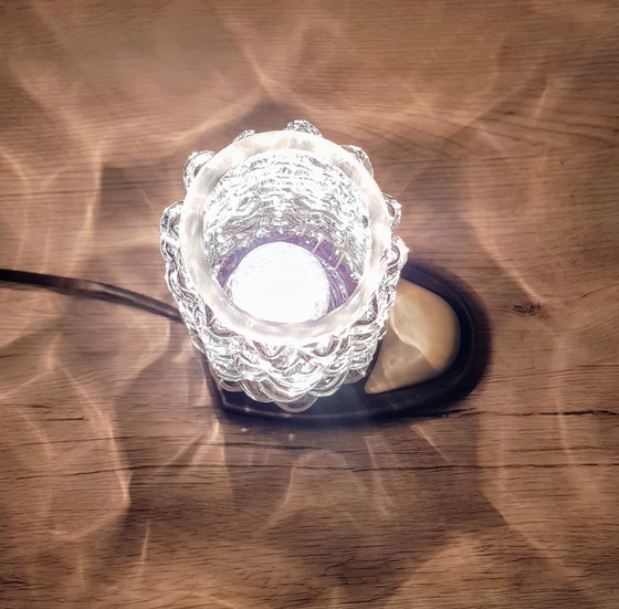 Image 1 of Bubble glass table lamp in the style of Helena Tynell