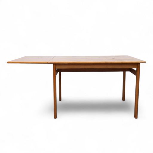 Mid Century Solid Wood Dining Table By Karel Vyčítal For Dřevotvar Jablonné