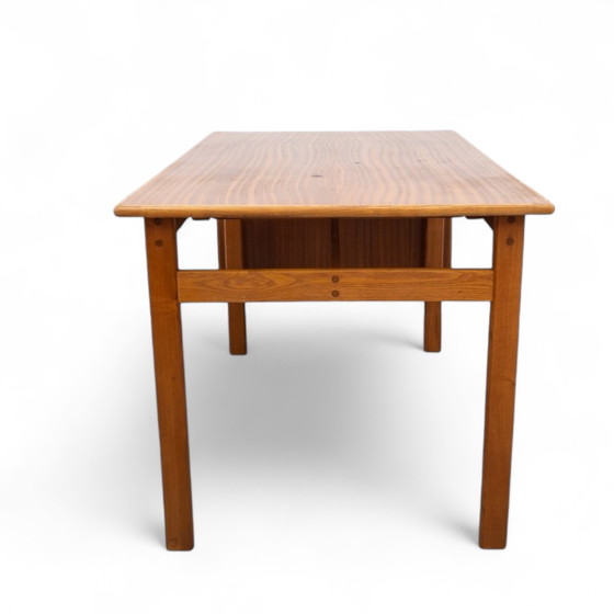 Image 1 of Mid Century Solid Wood Dining Table By Karel Vyčítal For Dřevotvar Jablonné