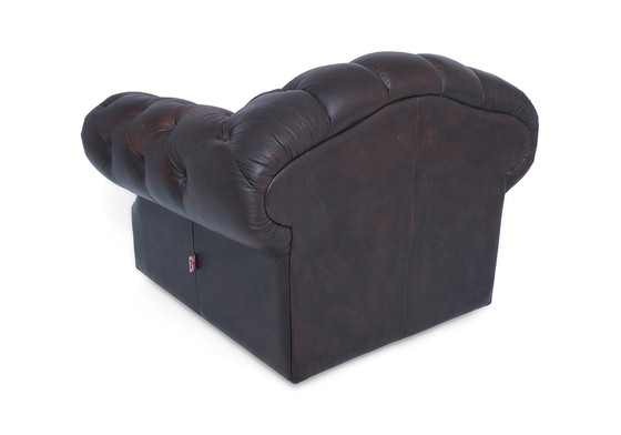 Image 1 of Fauteuil Chesterfield vintage