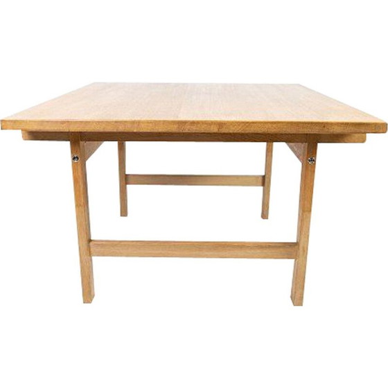 Image 1 of Vintage oak coffee table by Hans J. Werner for PP Furniture
