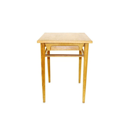 Image 1 of Vintage oak bedside table or side table, Sweden 1960s