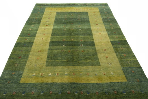 Hand-knotted Gabbeh Loribaft Rug - 287 X 207 Cm