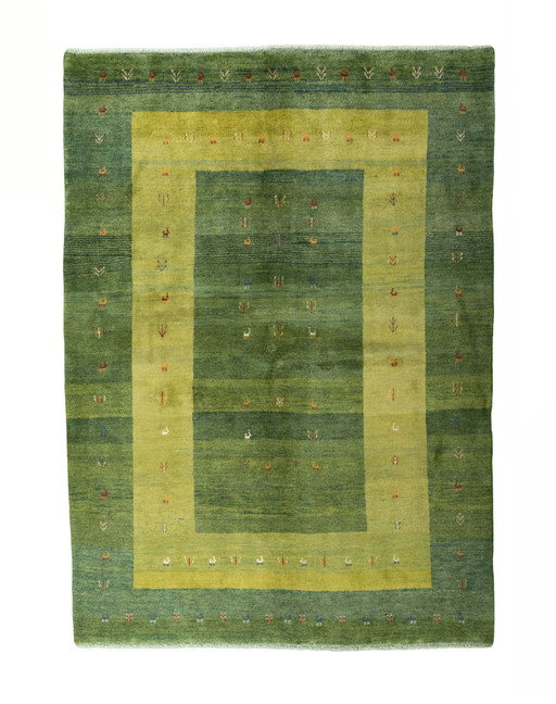 Hand-knotted Gabbeh Loribaft Rug - 287 X 207 Cm