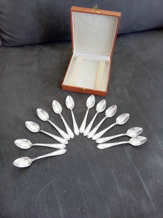 Image 1 of 12 Beautiful Silver Teaspoons ..