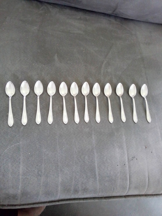 Image 1 of 12 Beautiful Silver Teaspoons ..