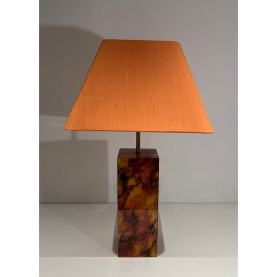 Image 1 of Pair of vintage Plexiglas lamps, 1970