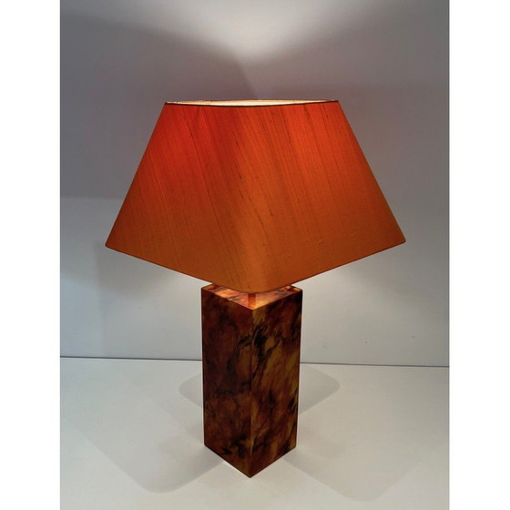 Image 1 of Pair of vintage Plexiglas lamps, 1970