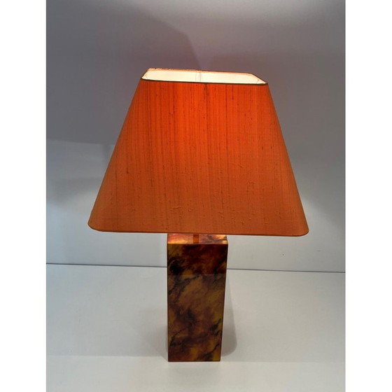 Image 1 of Pair of vintage Plexiglas lamps, 1970