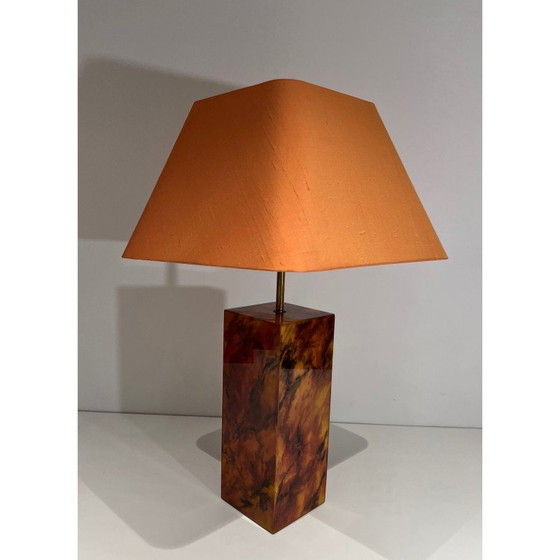 Image 1 of Pair of vintage Plexiglas lamps, 1970