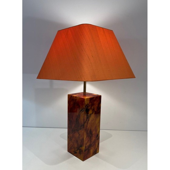 Image 1 of Pair of vintage Plexiglas lamps, 1970
