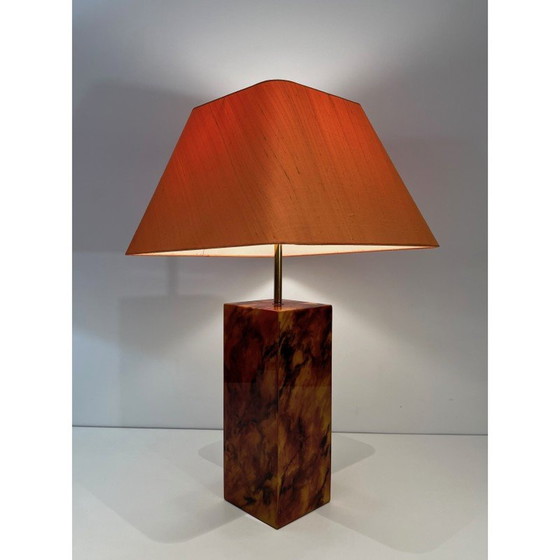 Image 1 of Pair of vintage Plexiglas lamps, 1970