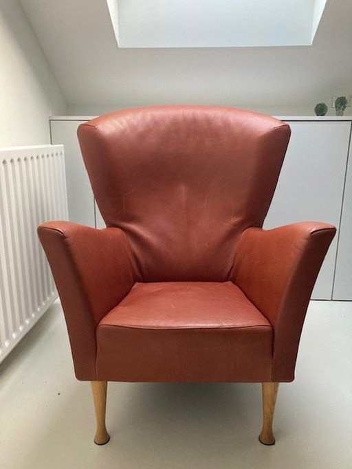 2x Montis Castor Chairs Cognac