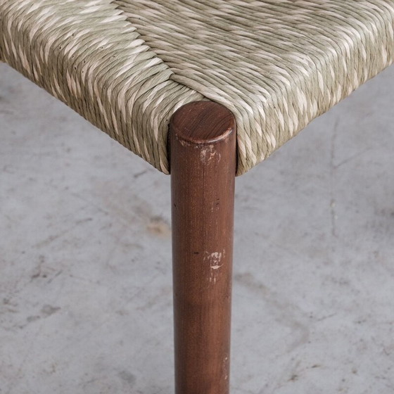 Image 1 of Set of 4 vintage rush chairs, Italy 1960