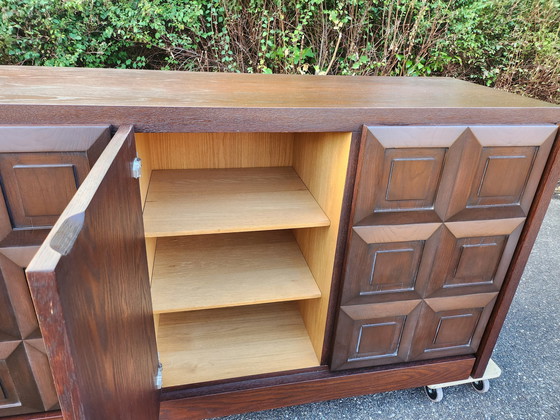 Image 1 of De Coene sideboard 5 doors - Brutalist , 1970s , vintage