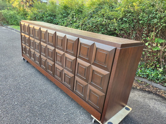 Image 1 of De Coene sideboard 5 doors - Brutalist , 1970s , vintage