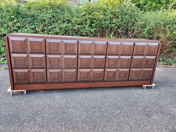 Image 1 of De Coene sideboard 5 doors - Brutalist , 1970s , vintage