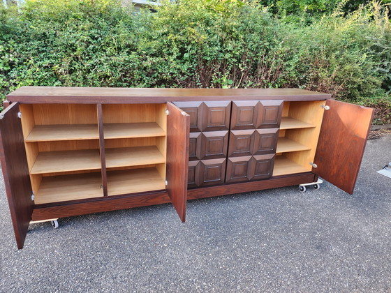 Image 1 of De Coene sideboard 5 doors - Brutalist , 1970s , vintage