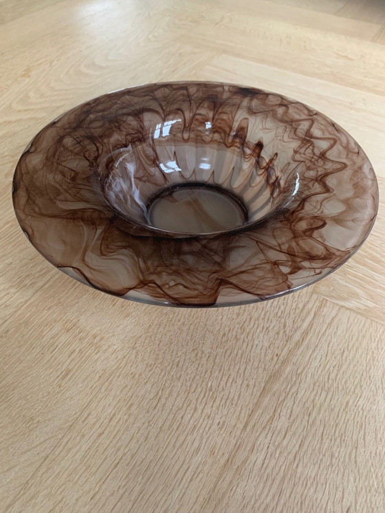 Image 1 of German Art Deco Cloud Bowl - Oralit - Walther Glass