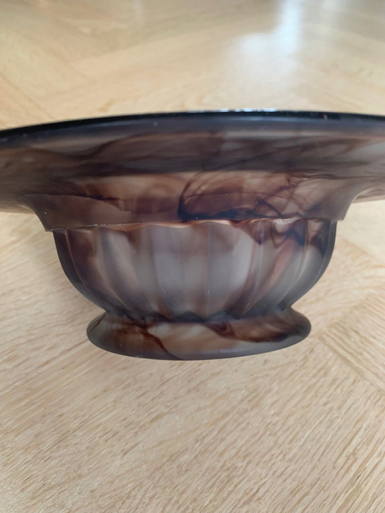 Image 1 of German Art Deco Cloud Bowl - Oralit - Walther Glass