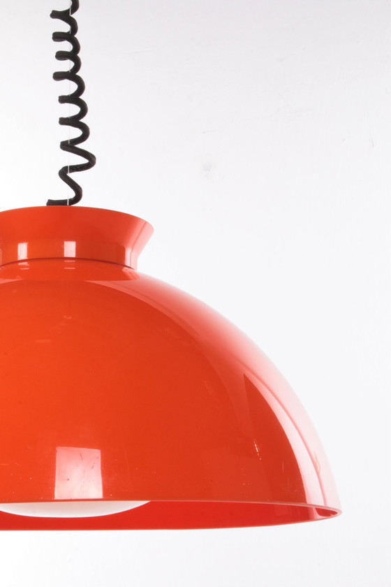 Image 1 of Kartell Pendant Lamp Orange design by Achille & Pier Giacomo