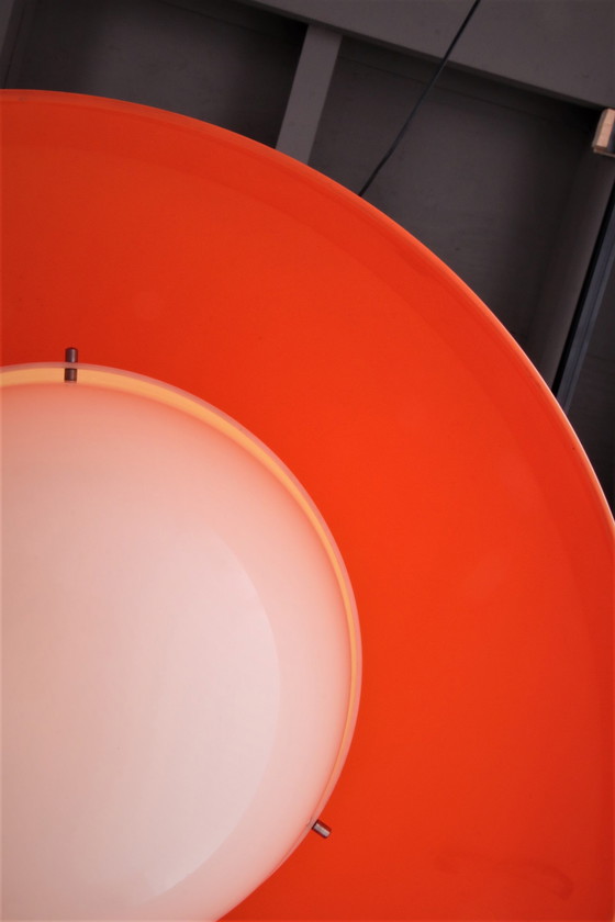 Image 1 of Kartell Pendant Lamp Orange design by Achille & Pier Giacomo