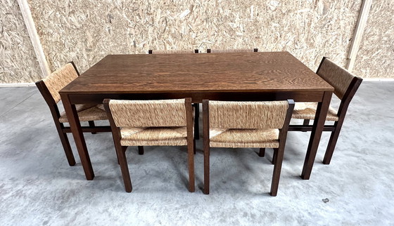 Image 1 of Martin Visser Wenge Table + 6 Chairs