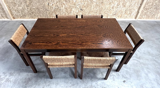 Image 1 of Martin Visser Wenge Table + 6 Chairs