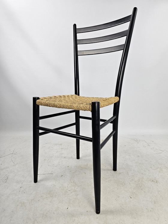 Image 1 of 4x Italian wooden chairs