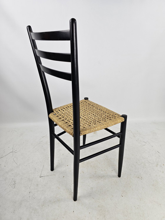 Image 1 of 4x Italian wooden chairs